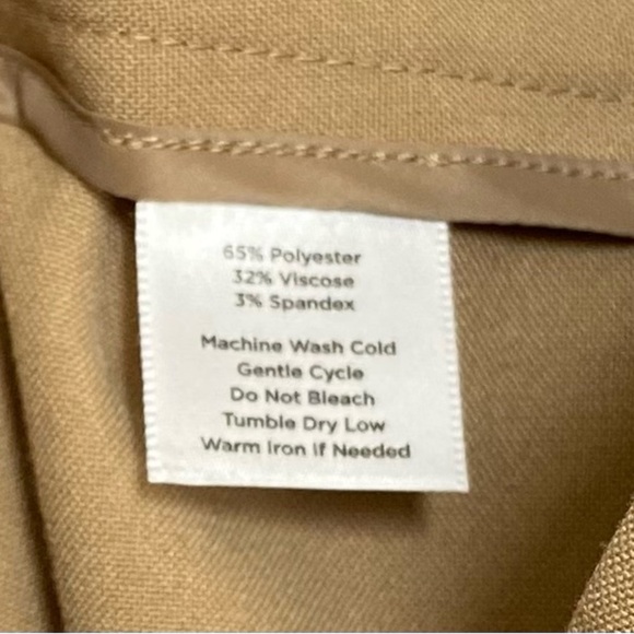 Talbots Classic Side Zip Washable Pants 10P - Picture 4 of 5